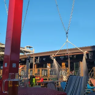 Hanging chairs are awesome!!