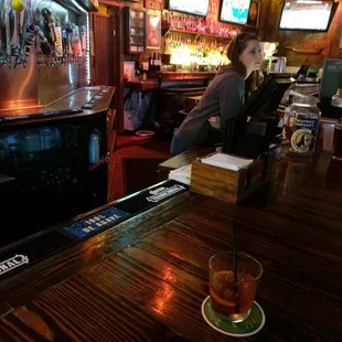 The bartenders are great here...only this one. She can pour a beer like no other. If you see this face don&apos;t order a mix drink just beer.