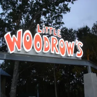 Sign out front