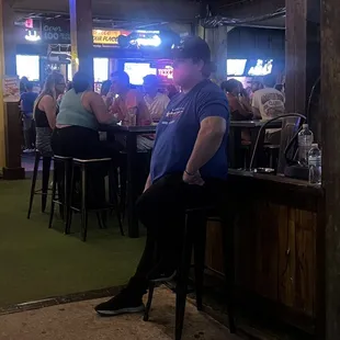 Photo is of the man who did not let me in, I had zero drinks because I am pregnant which is crazy. He said I am intoxicated which is crazy.