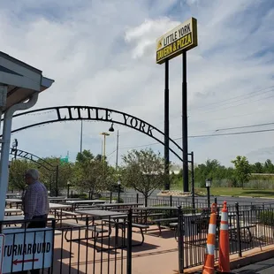 Entry to patio