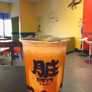Dirty Black Milk Tea