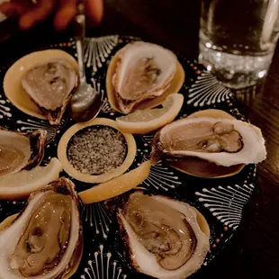 Oysters - extremely salty