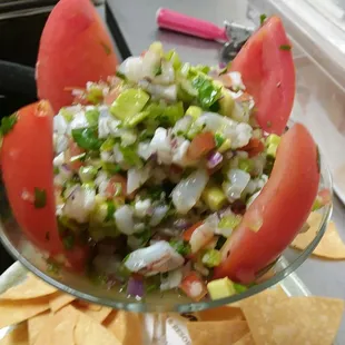 Shrimp ceviche