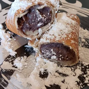 Blueberry Deep Fried Cheesecake