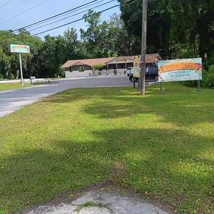 The view from the road!