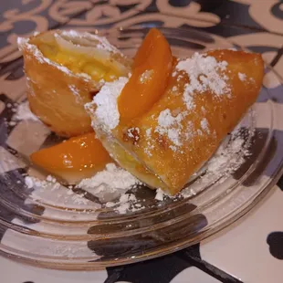 Peach Deep Fried Cheesecake