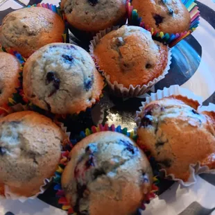Just a quick picture of some Blueberry Muffins