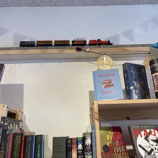 A train that runs around the perimeter!