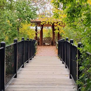 Bridge to the Gazebo by Ketring Lake  10-18-2024