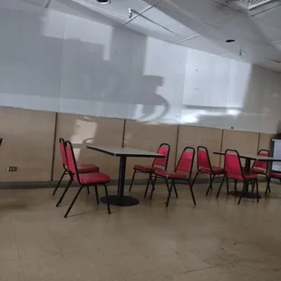 Inside. They have dine in now.