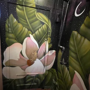 Bathroom mural
