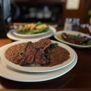 Ode to the red beans and rice with smoked sausage... oh yeah!