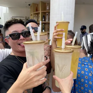 Large drinks. Think they're about $40-50 each