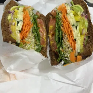 Cold Veggie Sandwich