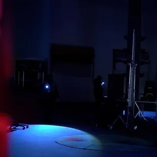 Live actors patrol the 20,000 sq. ft. facility.