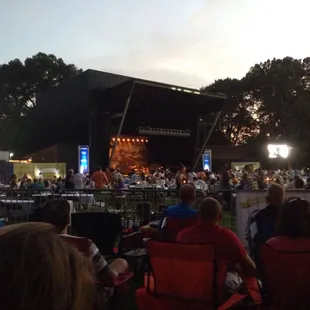 Pre-concert stage pic!