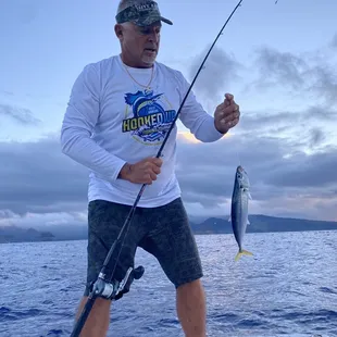 Capt Shhon catching great live bait