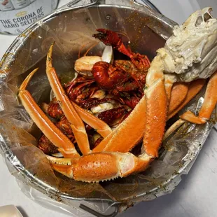 Snow crabs The Swamp Bucket