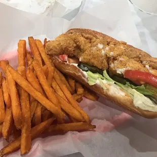 Catfish Po Boy