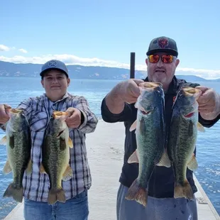 Clear Lake trip with James and his son Joe. Awesome fish Guys !