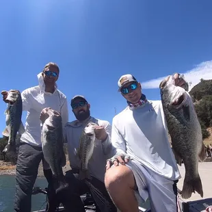 Lake Berryessa trip with Steve and Dominic. Way to smash the big ones!