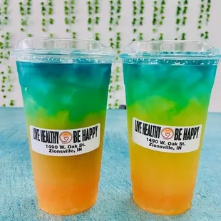 Our ninja turtle tea bombs with boba!