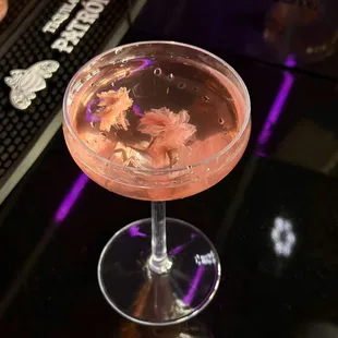 Cherry blossom cocktail