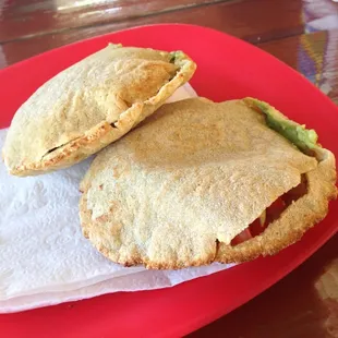 Gorditas. Tripas and nopalitos. Fantastic...