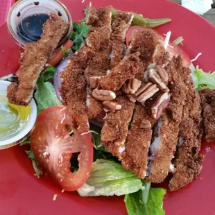 Pecan Crusted Chicken Salad