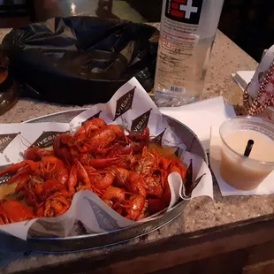 1lb crawfish it&apos;s kinda bland