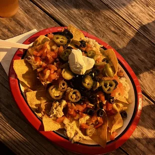 Chicken nachos