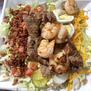 Surf &amp; Turf Salad, $15.89