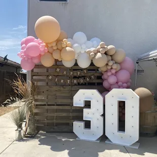 10 foot Balloon Garland