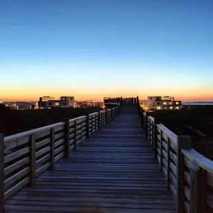 Private boardwalk to beach