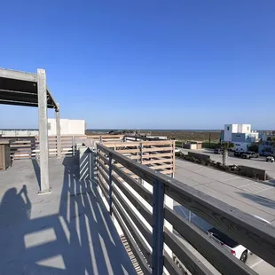Rooftop deck looking towards the beach