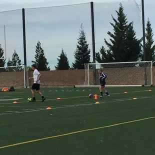Private soccer training for our youngest with Scott Hayes...this guy is 5 star!