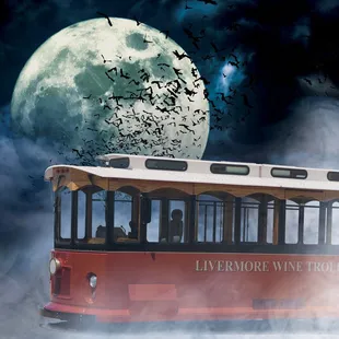Halloween events bring Ghouls and Goblins on the Trolley! Wine Tasting has never been this scary!