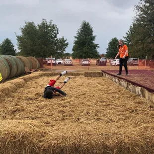 Kids had a great time at the pumpkin patch