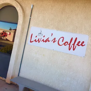 a sign on the side of a building