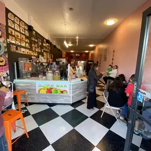 Front door view - busy