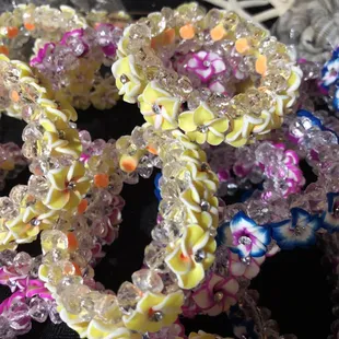 Flower bracelets anyone? Part of our "aloha" section!