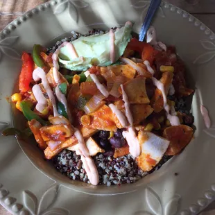 Mexican quinoa bowl