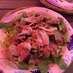 Cranberry-Walnut Chicken Salad