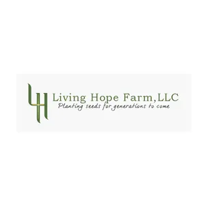 the logo for living hope farm, llc