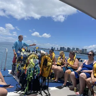 Safety instructions for snorkeling gear