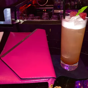 Ika is amazing at mixing cocktails! I named this one Ika-licious