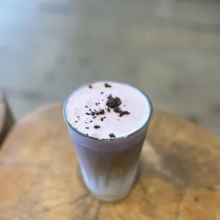 Iced Blueberry Lemon Latte