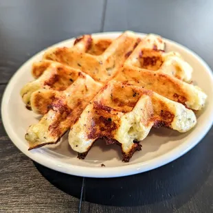 Everything cheese waffle