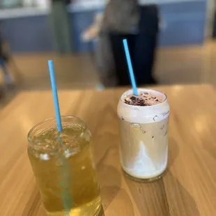 Blueberry Lemon Latte
